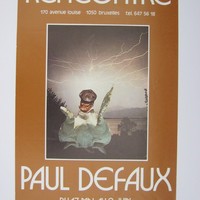 Affiche pour l'exposition Paul Defaux : Rencontre (Bruxelles) du 17 mai au 2 juin